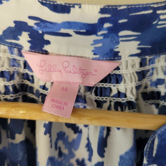 Lily Pulitzer Elsa Silk Blouse - Picture 6 of 10